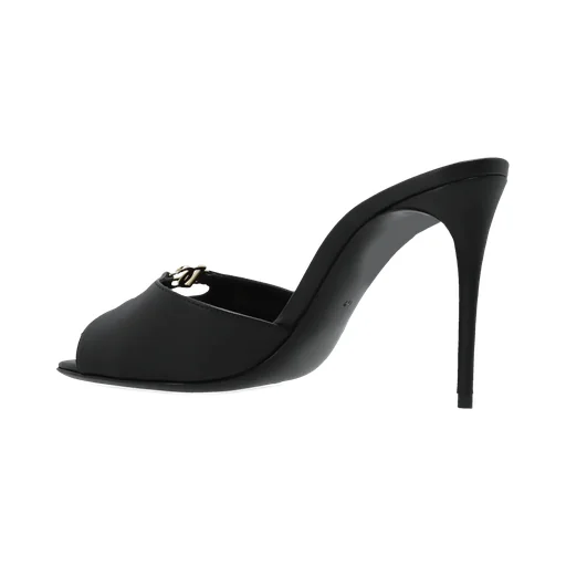 Dolce & Gabbana Logo Plaque Slip-On Mules