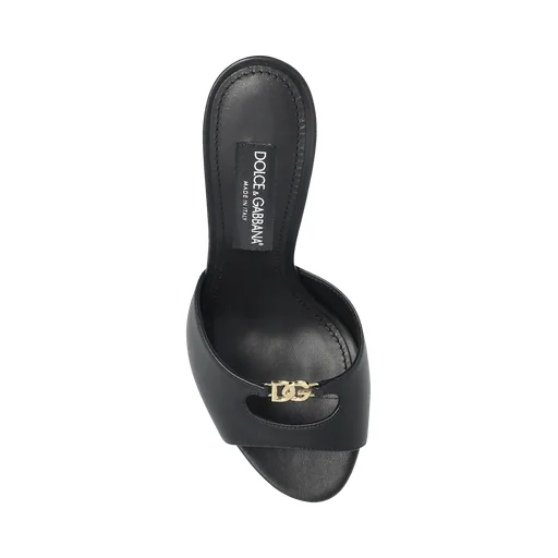 Dolce & Gabbana Logo Plaque Slip-On Mules