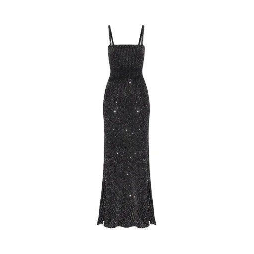Alaa Sequin Knit Dress
