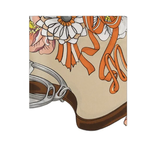 Moschino Floral Printed Scarf