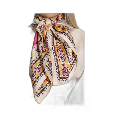 Patterned Printed Silk Scarf