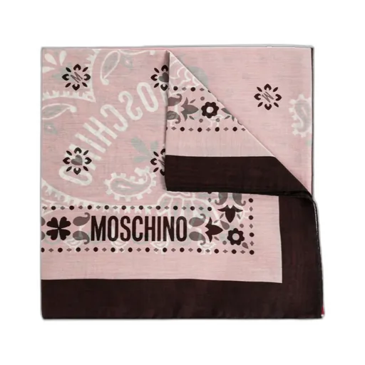 Moschino Logo Printed Scarf
