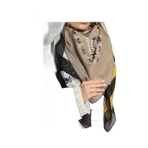 Moschino Logo Printed Scarf
