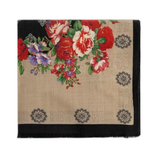 Moschino Floral Printed Scarf