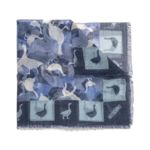 Moschino Graphic Printed Scarf