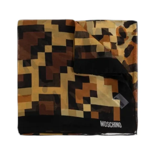 Moschino Geometric Printed Scarf