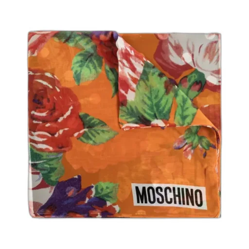 Moschino Floral Printed Scarf