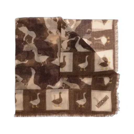 Moschino Graphic Printed Scarf