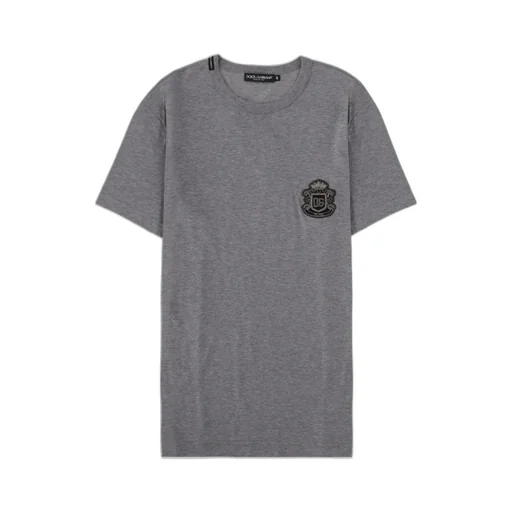 Dolce & Gabbana Heraldic Patch Short-Sleeved T-Shirt