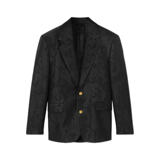 Versace Barocco Pattern Jacquard Blazer