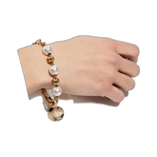 Alexander Mcqueen Skull Embellished Chained Bracelet