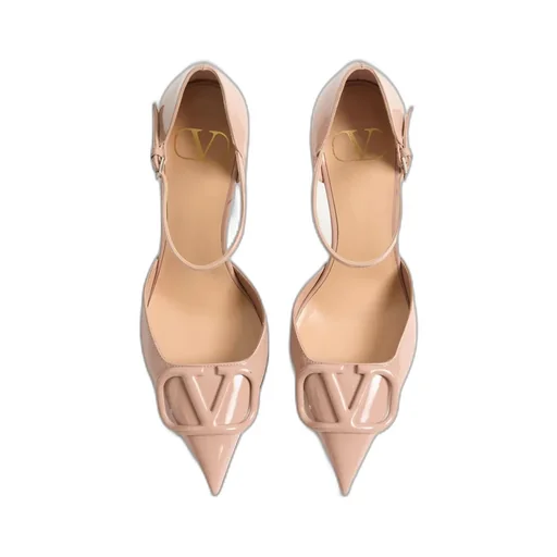 Vlogo Signature D'orsay Patent Leather Pumps 100Mm