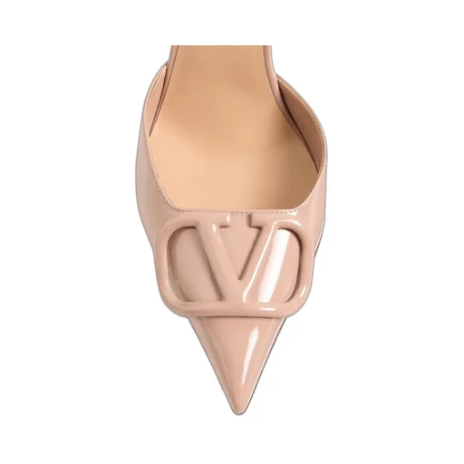 Vlogo Signature D'orsay Patent Leather Pumps 100Mm