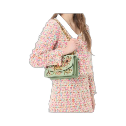 Valentino Garavani Vain Embroidered Shoulder Bag
