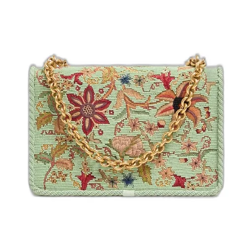 Valentino Garavani Vain Embroidered Shoulder Bag