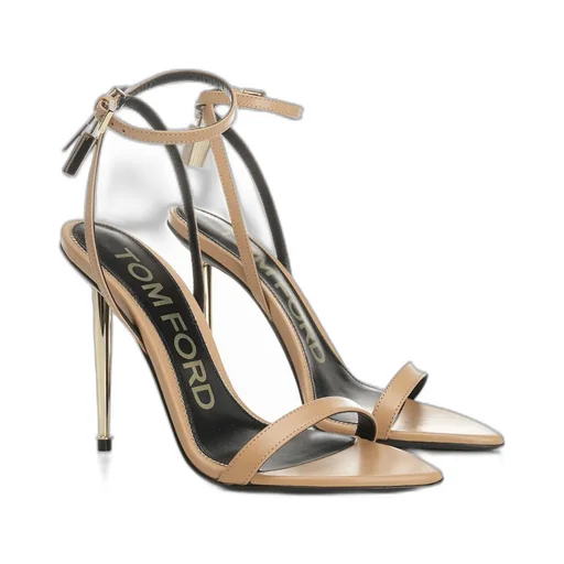 High-Heeled Sandal Lock-Style