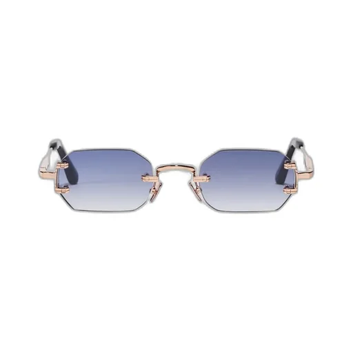 Amaru Rimless Geometric-Frame Sunglasses