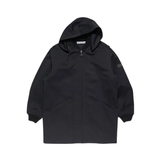 Zip-Up Hooded Coat