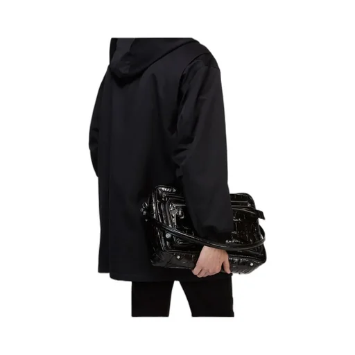 Zip-Up Hooded Coat