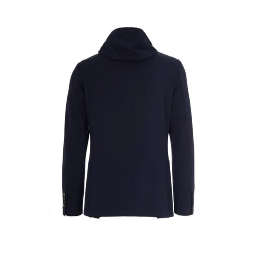 Eleventy Layered Drawstring Jacket