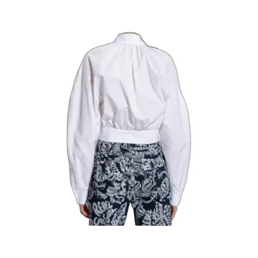 Dsquared2 Long Sleeve Cropped Shirt