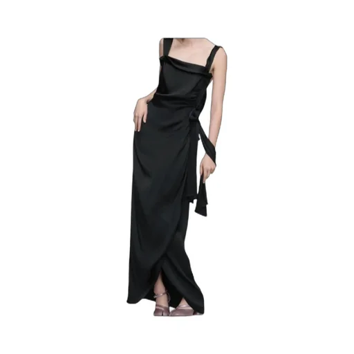 Maison Margiela Satin Maxi Dress
