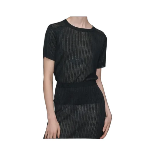 Maison Margiela Sheer Ribbed Top
