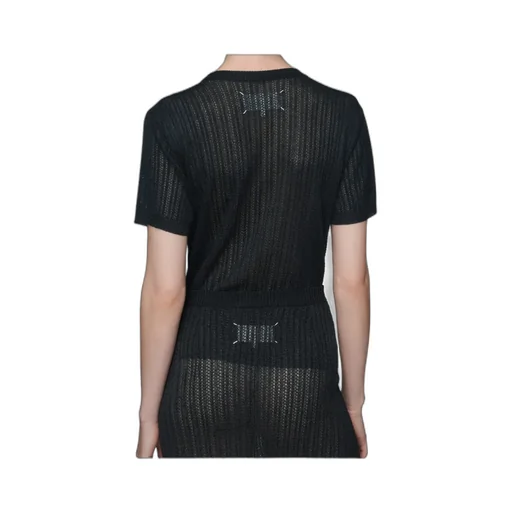 Maison Margiela Sheer Ribbed Top