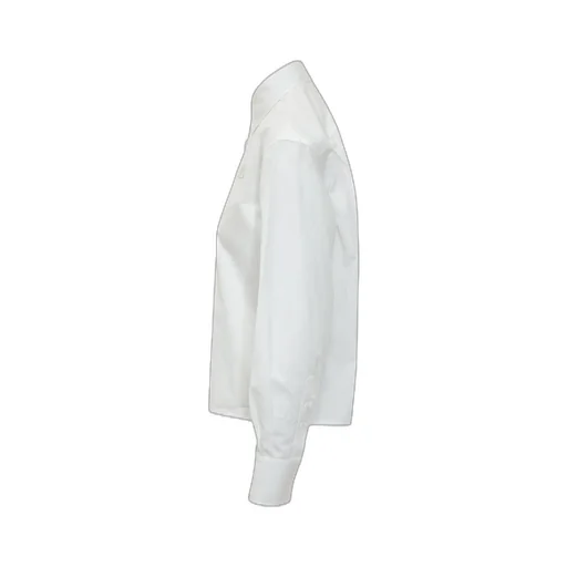 Off-White Button-Up Long-Sleeved Top