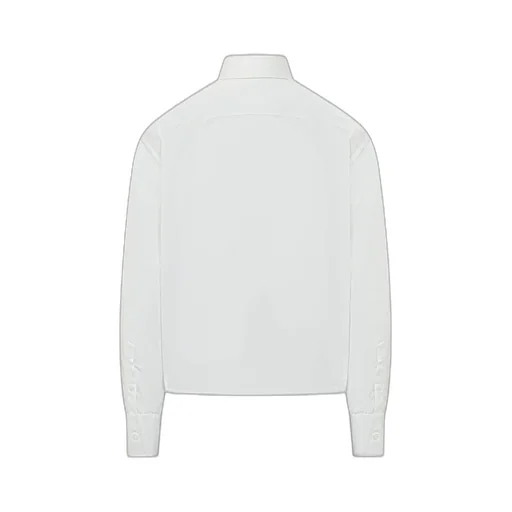 Off-White Button-Up Long-Sleeved Top