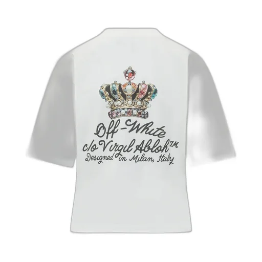 Off-White Logo Printed Crewneck T-Shirt