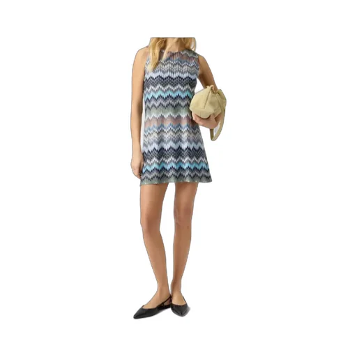 Missoni Sleeveless Chevron Mini Dress