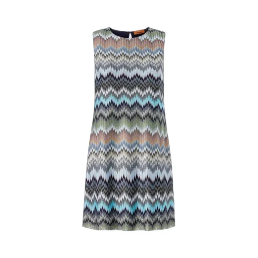Missoni Sleeveless Chevron Mini Dress