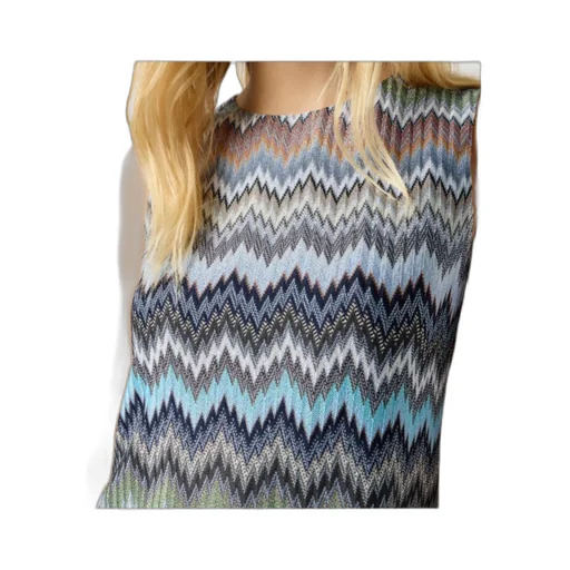 Missoni Sleeveless Chevron Mini Dress