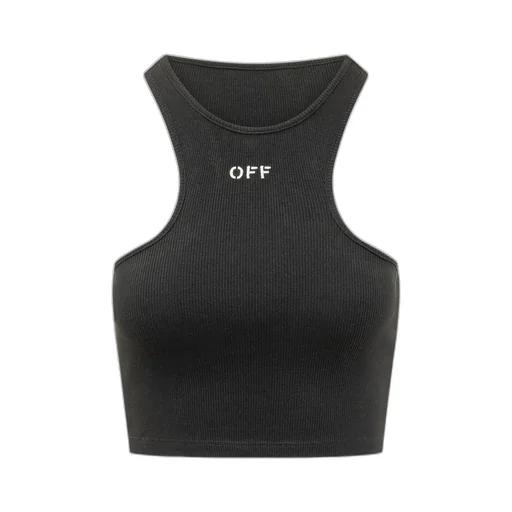 Off-White Off Stamp Rib Rowing Top