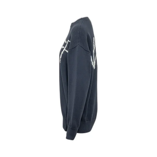 Off-White Crewneck Long-Sleeved Jumper