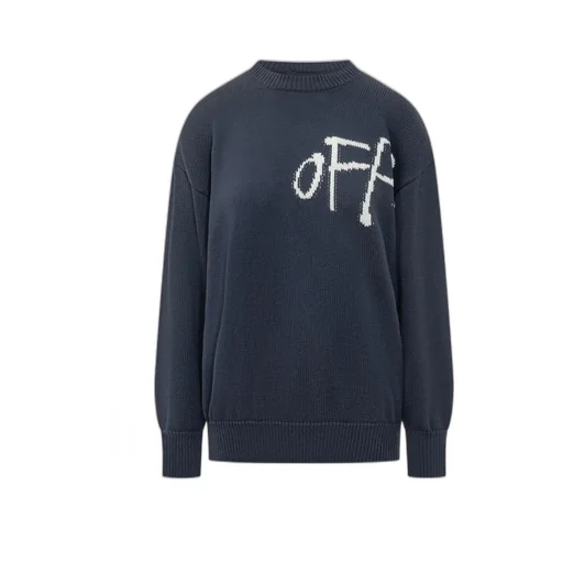 Off-White Crewneck Long-Sleeved Jumper