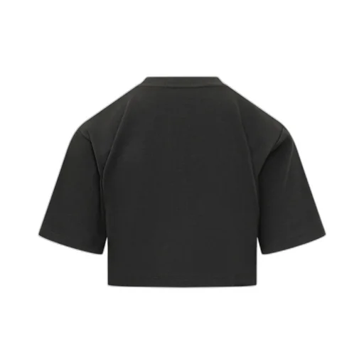 Off-White Off Stamp Rib Cropped T-Shirt