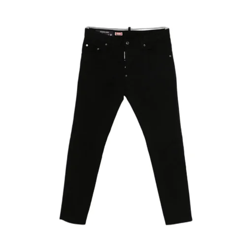 Dsquared2 Skater Rivet Skinny Five-Pocket Jeans