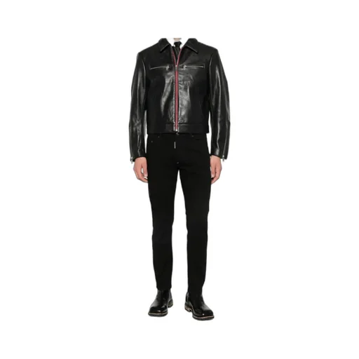 Dsquared2 Skater Rivet Skinny Five-Pocket Jeans