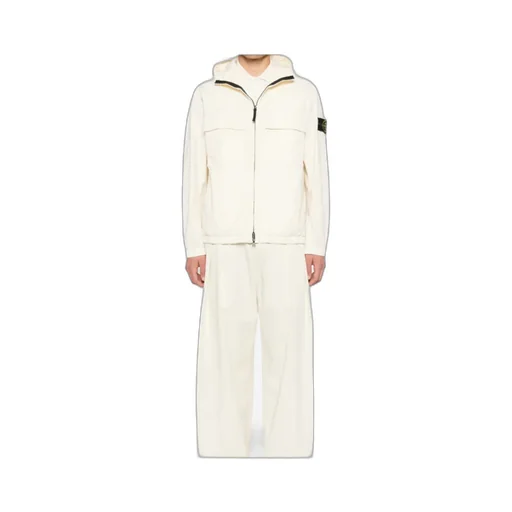 Stone Island Zip-Up Hooded Jacket