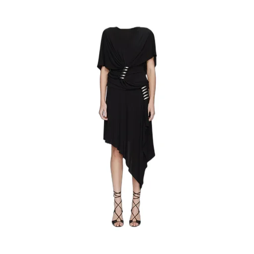 Coiled Embellished Midi Skirt