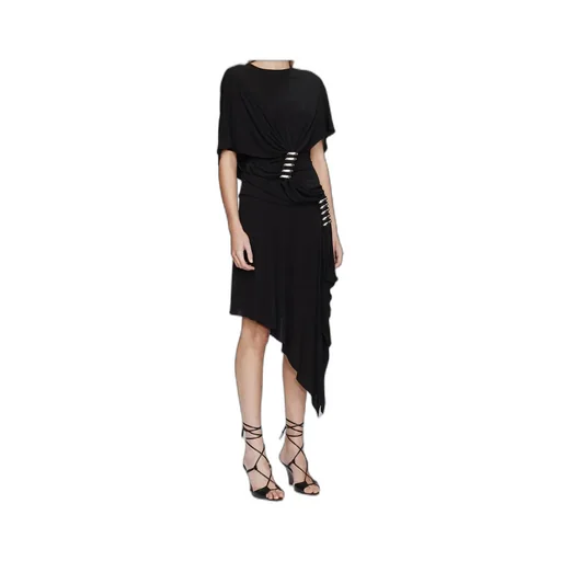 Coiled Embellished Midi Skirt
