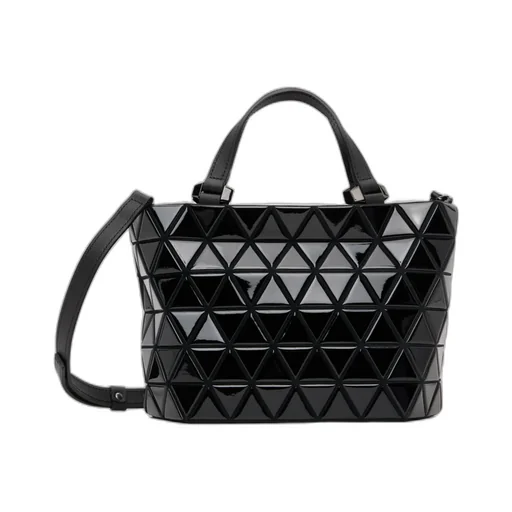 Crystal Gloss Zipper Shoulder Bag