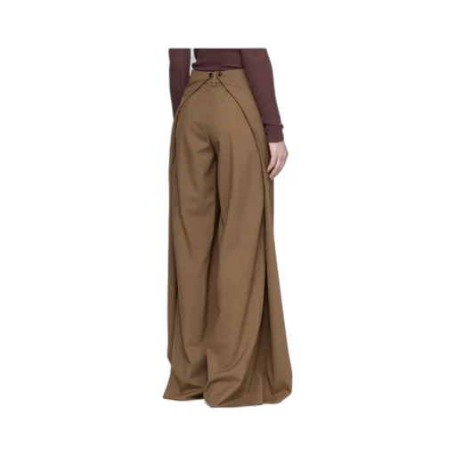 Pleated Wrap Trousers