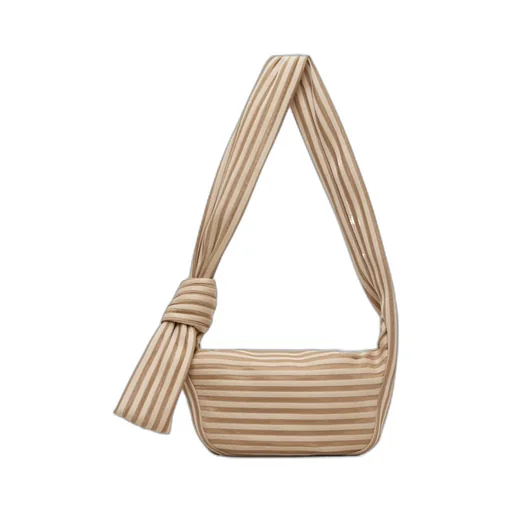 Linear Knit 58 Zipper Shoulder Bag