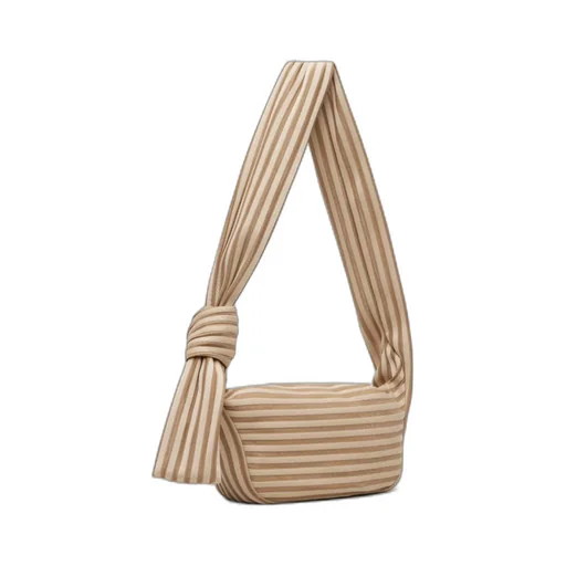 Linear Knit 58 Zipper Shoulder Bag