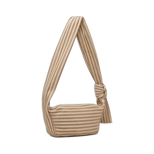 Linear Knit 58 Zipper Shoulder Bag