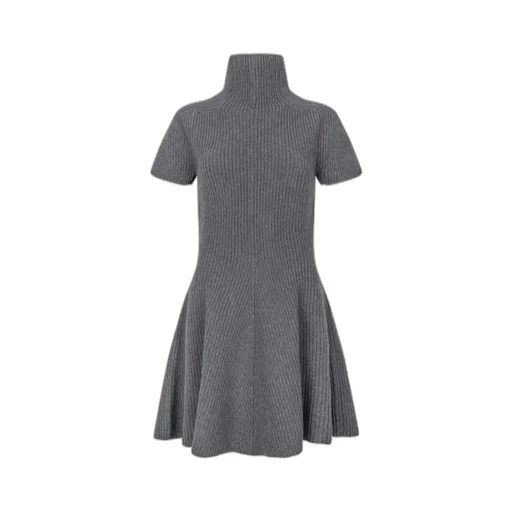 Magda Burtym High Neck Knitted Dress