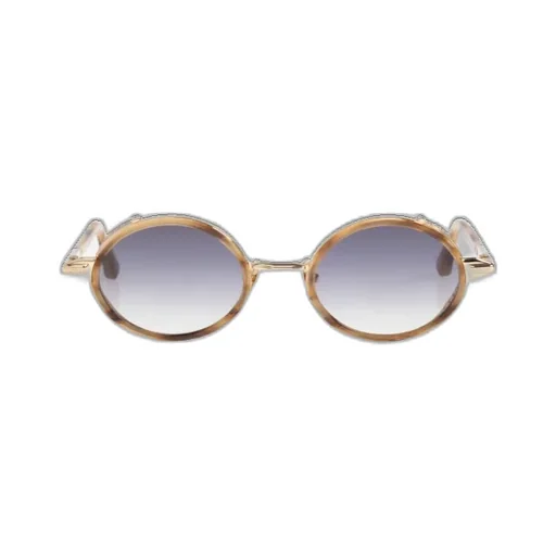 John Dalia Steve Round Sunglasses